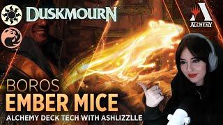 Duskmourn Alchemy - Ember Mice | Alchemy Deck Tech with Ashlizzlle | MTG Arena