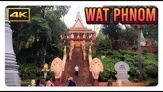 'WAT PHNOM TEMPLE' 4K Phnom Penh - Cambodia - Buddhist Heritage Site