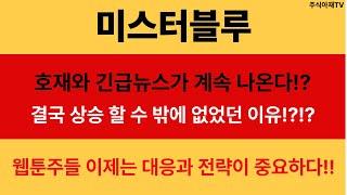 미스터블루 주가전망,  꼭 알아야 할 대응 전략!!