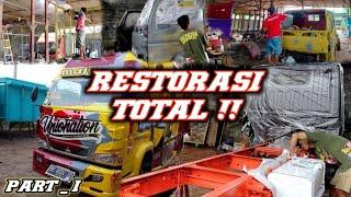 BARU BELI TRUK BEKAS LANGSUNG DI RESTORASI‼️Truk Modifikasi Slamet Jaya Karoseri Part 1