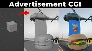 Helicopter CGI Ads Using VFX in Blender | Blender VFX Tutorial