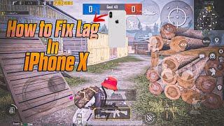 How to Fix Lag ON iPhone X  6’6s’7’7plus’ iPhone 8 PUBG MOBILE|RUN PUBG SMOOTH 