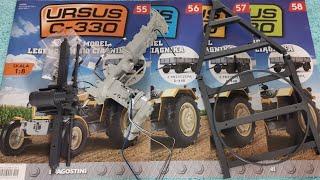 URSUS C330. Nr. 55-58 (Folge 24) Bauen Sie ein Modell des legendären 1:8-Traktors von De Agostini.