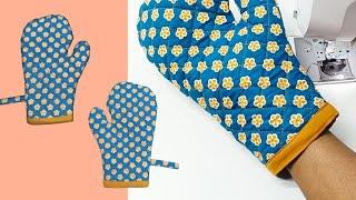 Oven Mitt Tutorial | How To Sew Kitchen Gloves