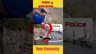 police Ne Tang Utha Di | Angry police man - gone wrong -#shorts #short #minivlog #motovlog