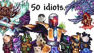 50 idiots vs Terraria Calamity is perfectly balanced. - FULL MOVIE