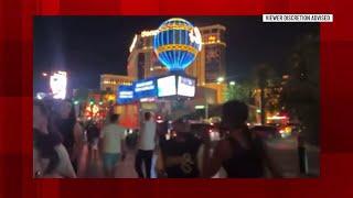 VIDEO: YouTube livestream rolling as shots ring out on Las Vegas Strip