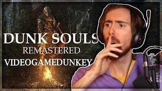 Asmongold Reacts to "Dunk Souls" and "Dunk Souls Remastered" by Videogamedunkey