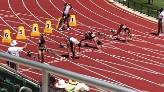 Heptathlon 100m Hurdles: 2021 U.S. Olympic T&F Trials (Heat 5- Kunz 12.95,  Marsh, Hawkins, Cooks)