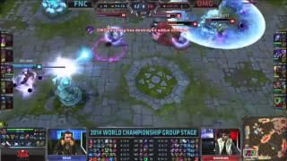 Worlds 2014 - OMG vs FNC - 1 Hit Nexus