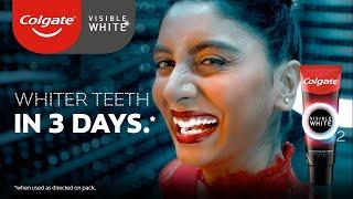 Whiten teeth in just 3 days* with Colgate Visible White O2. #SmileOutLoud with Dolly Singh!