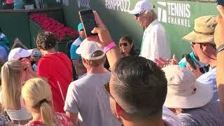 Taylor Fritz brought to tears after winning the 2022 BNP Paribas Final against Rafael Nadal.