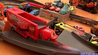 Cars 2 Motorized Mack Track Challenge Playset With Speedway Launcher Disney Pixar