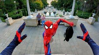 SPIDER-MANS LATE FOR SCHOOL @STORYJUMP  (Action Parkour POV)