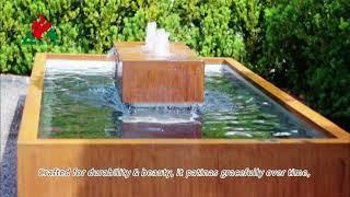 Outdoor Corten Water Features For Sale- AHL Corten Group Manufacturer#waterfeature #waterfountain