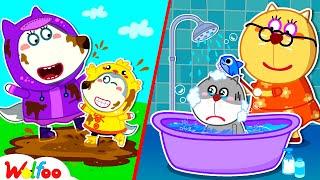 Your Mom vs My Mom - Kasper Feels Jealous with Wolfoo! - Family Fun Playtime  Wolfoo Kids Cartoon