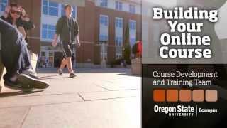 Course Development & Training Team - Building your online course