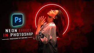 How to Create Neon Light Effect in Photoshop | Easy Photoshop Tutorial