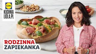 QUICHE na spodzie z TORTILLI!  Pełen kurek i warzyw  | Kinga Paruzel & Kuchnia Lidla