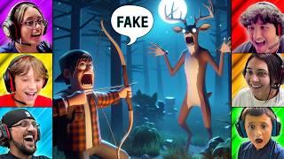 OH DEER! *Hilarious Hunting Game* (FGTeeV 6 Player Family Gameplay)