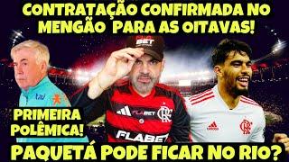 MENGÃO CONFIRMA TRÊS CONTRATAÇÕES, SENDO UM MEIA PARA AS OITAVAS DA LIBERTADORES! PRIMEIRA POLÊMICA!