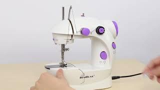 How to operate mini sewing machine - HAITRAL sewing machine