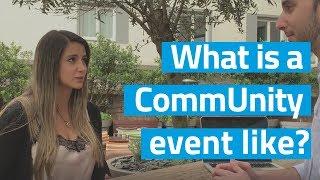 What is a CommUnity event like?