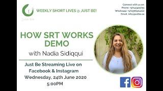 How SRT Demo works with Nadia Siddiqui | Short Live