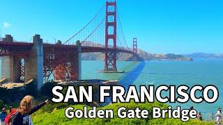 Walking the Golden Gate Bridge | San Francisco, CA On Saturday | May 24, 2024 | 4K 60fps Video