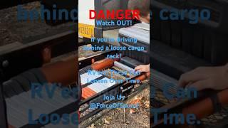 DANGER! Cargo Racks Can Loosen Over Time!  #rvlife #dadlife #safety Trailer 3: Travel Go Time.