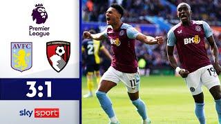 Villa untermauert UCL-Ambitionen | Aston Villa - AFC Bournemouth | Highlights Premier League 2023/24