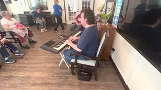 Jerald Rae performing at the villas of Jackson January 17, 2023 ￼