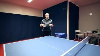 Serv med højt opkast i bordtennis