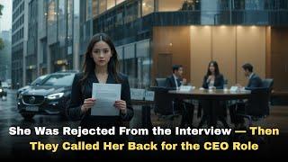 She Was Rejected From the Interview — Then They Called Her Back for the CEO Role
