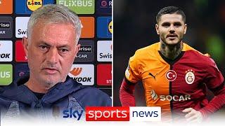 "Icardi is a goat, I don't comment on goats" | Jose Mourinho reacts to being called "the crying one"