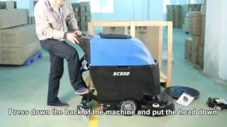 OPERATION VIDEO FOR SC50D AUTO SCRUBBER WITH BATTERY