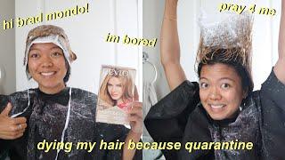 bleaching my hair with a highlighting cap