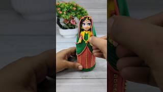 Reverse Play ⏮️ Making Of Beautiful Yashoda Maiya @Mother Of Lord Krishna #shorts #clayart
