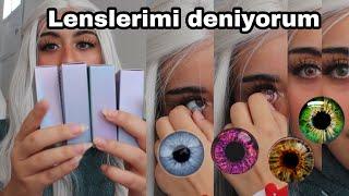 LENS ALIŞVERİŞİM | LENS NASIL TAKILIR NASIL ÇIKARILIR? YENİ LENSLERİMİ DENİYORUM AŞIRI DOĞAL