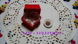 미니어쳐 초콜릿 만들기(+초코칩,초코볼)/코코넛강아지풀/ Miniature Chocolate