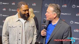 PALEYFEST 2022- INTERVIEW: Anthony Anderson, star of "BLACK-ISH", CHERRY THE GEEK TV