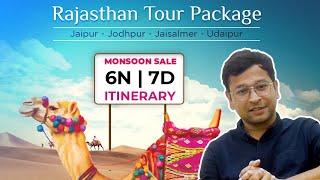 Rajasthan tour package | 6N/7D Detailed itinerary | Jaipur, Jodhpur, Jaisalmer, Udaipur