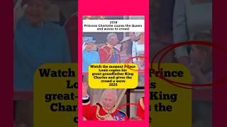 Princess Charlotte VS Prince Louis copy and paste Queening Elizabeth and King Charles on Balcony