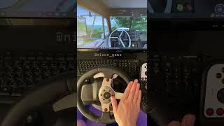 Logitech G25 test in the game) #racing #gaming #shorts