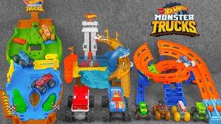 Hot Wheels Collection Unboxing Review ASMR | Hot Wheels Color Shifters Sharkport Showdown Track Set