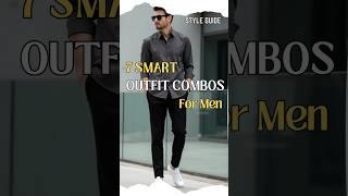 Smart Outfit Combos for Men #colorcombos #menswear #fashionstyle #stylingtips #togup #aesthetic #yt