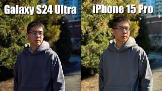 Samsung Galaxy S24 Ultra (Updated)  vs iPhone 15 Pro Camera Comparison!