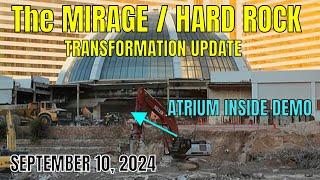 Mirage Las Vegas Demolition Update 09 10 2024