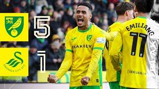 EXTENDED HIGHLIGHTS | Norwich City 5-1 Swansea City