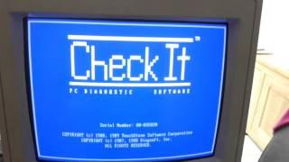 Commodore PC30-III - Booting at 12 MHz